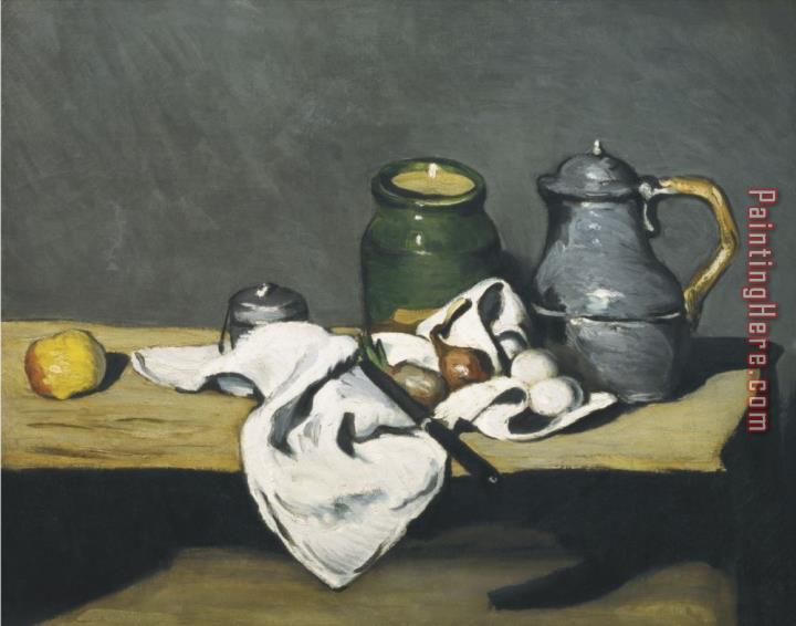 Paul Cezanne Still Life with a Kettle